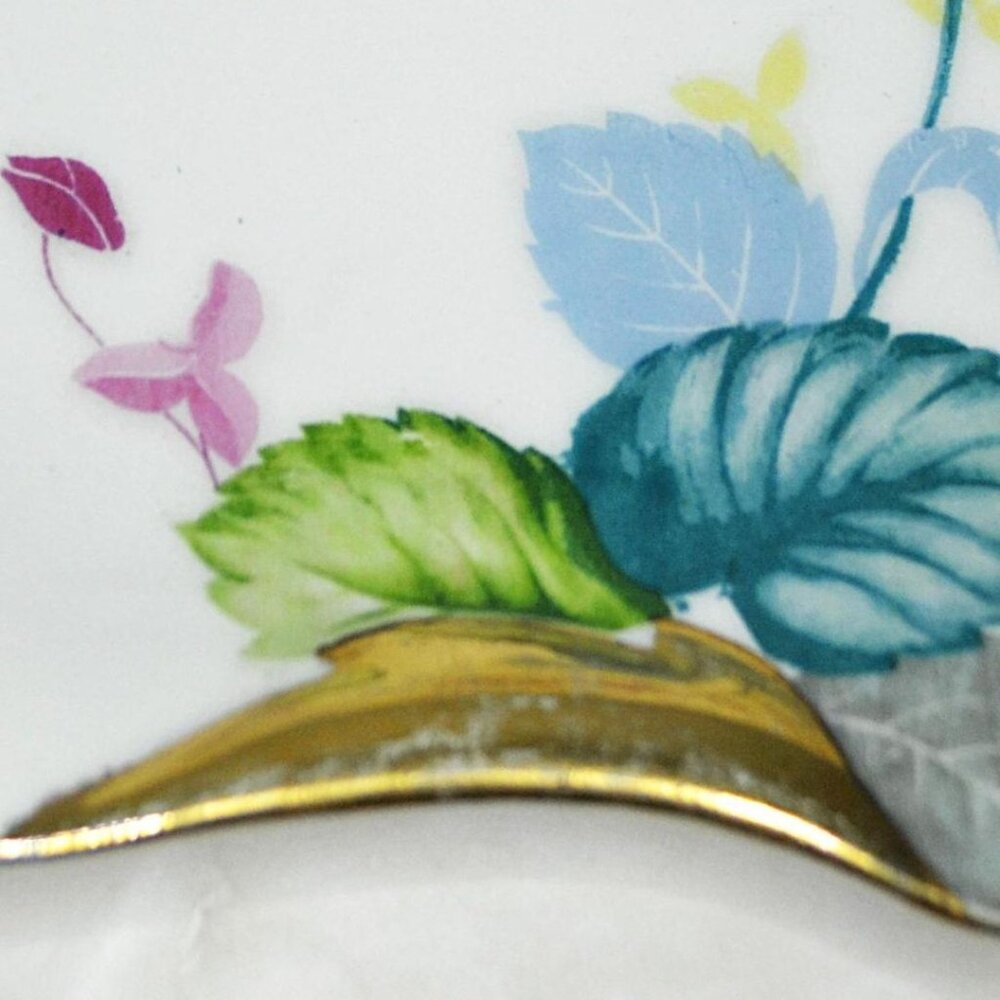 Vintage Shell Shaped China Trinket Dish Occupied Japan Dresser Vanity Decor - Picture 2 of 4